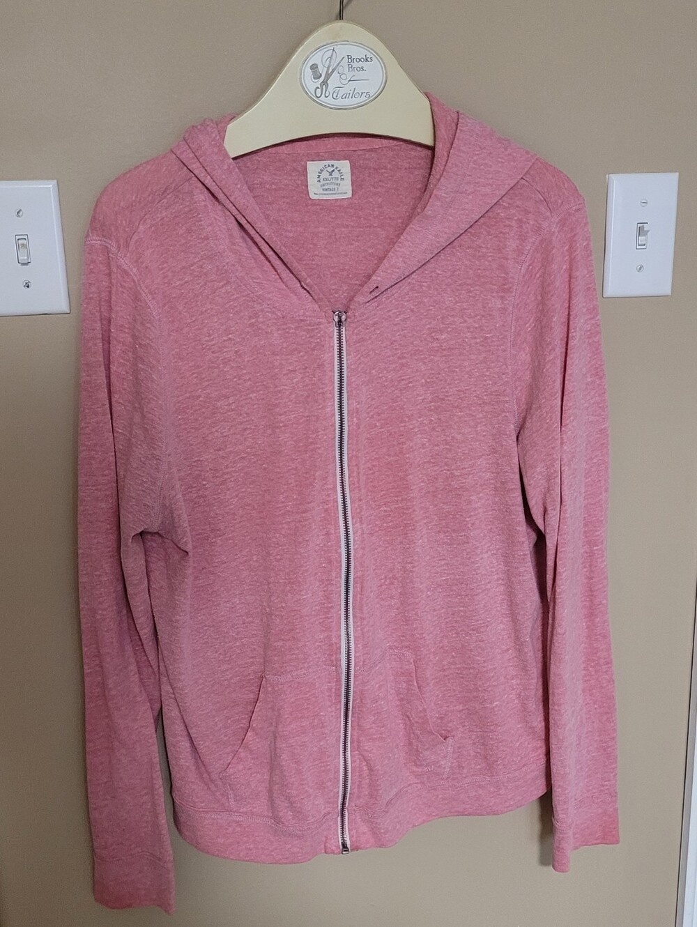 💚Free In Any Bundle Over $10 Heathered Rose Pink Zip Hoodie